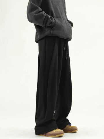 Wide Leg Sweatpants Men Oversize Gray Sports Pants Sportswear Casual Trousers Male Loose Korean Streetwear Hip Hop